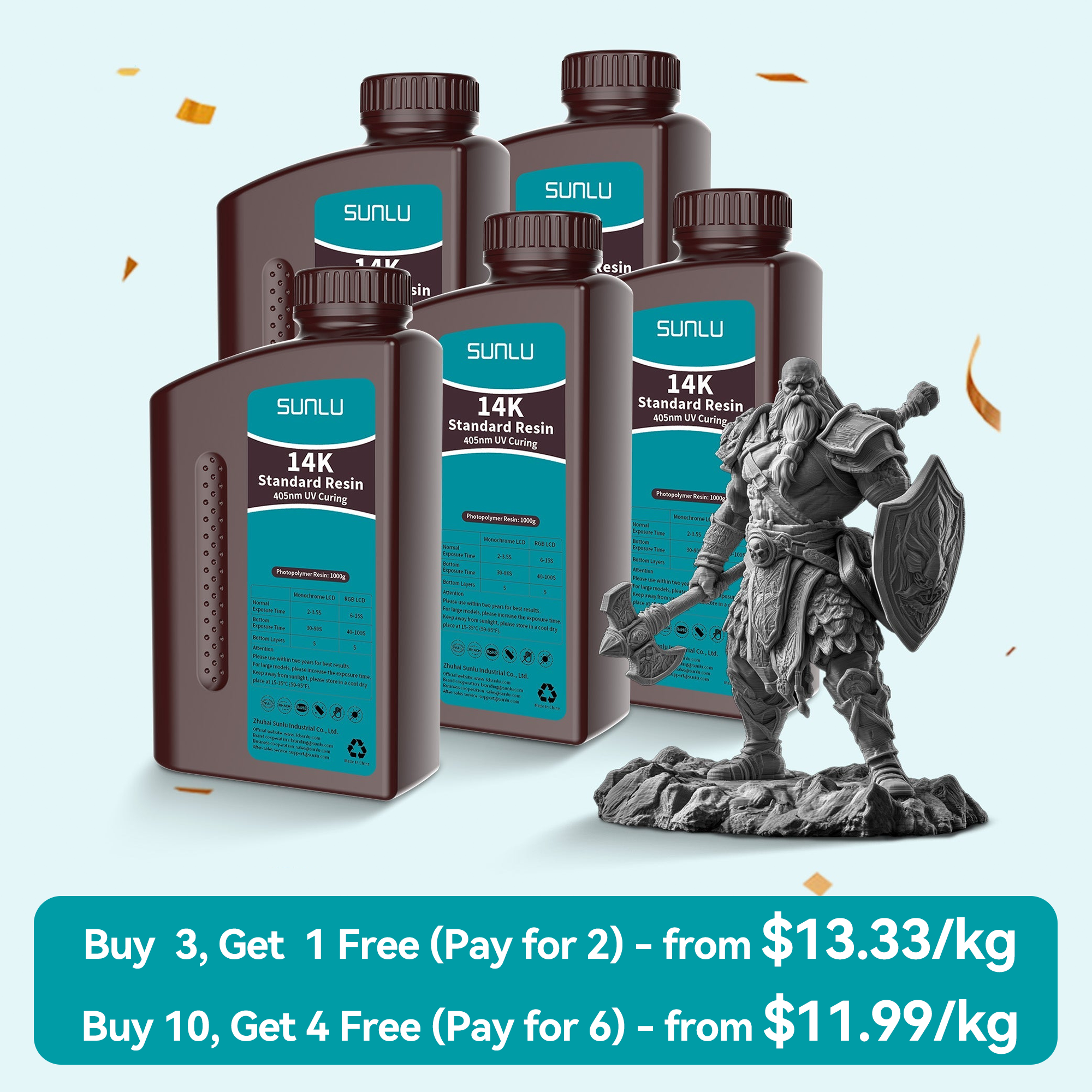 [Buy More Save More From $11.99/kg] Europe Resin Prime Deal, Combine Resin as your wish