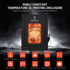 3D Printer Enclosure, Constant 3D Printing Temperature for 3D Printer Filament, 25.6*21.6*29.5 inches