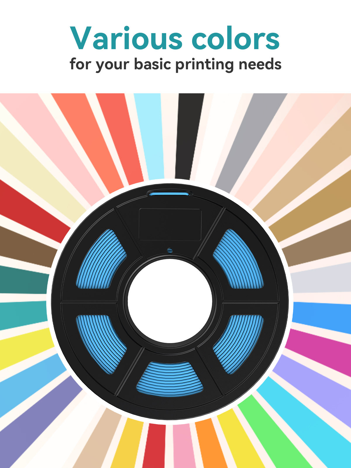 3KG Large Spool PLA Series 3D Printer Filament Collection