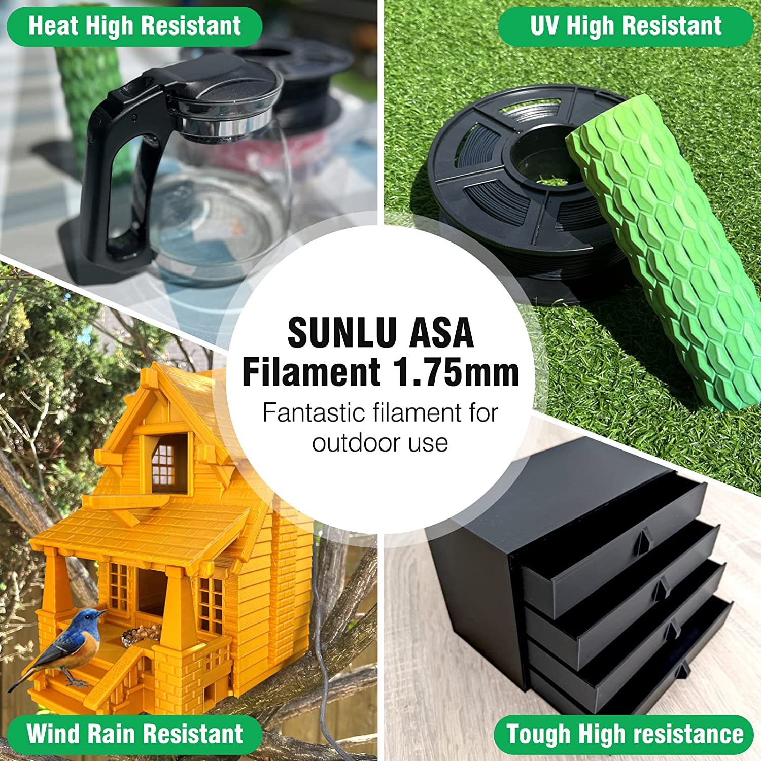 ASA 3D Printer Filament 0.9KG/1KG