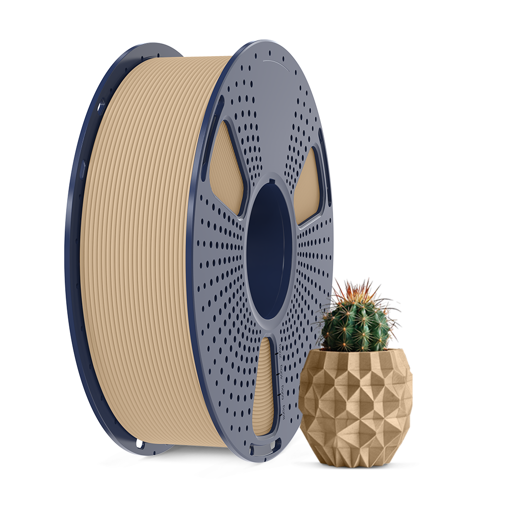 [MOQ: 3KG] Optimized Wood PLA 3D Printer Filament 1KG, Optimized and Upgraded Wood Texture