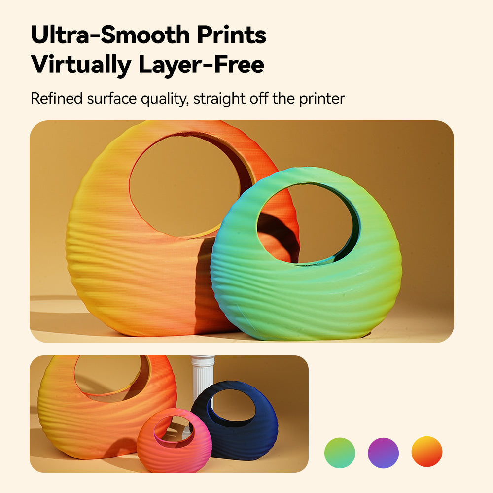[Buy 4 Get $2off Each] SUNLU Matte PLA Dual-Color 3D Printer Esthenic Filament 1KG, Seamless Two-Tone Shifts & Soft Matte Finish