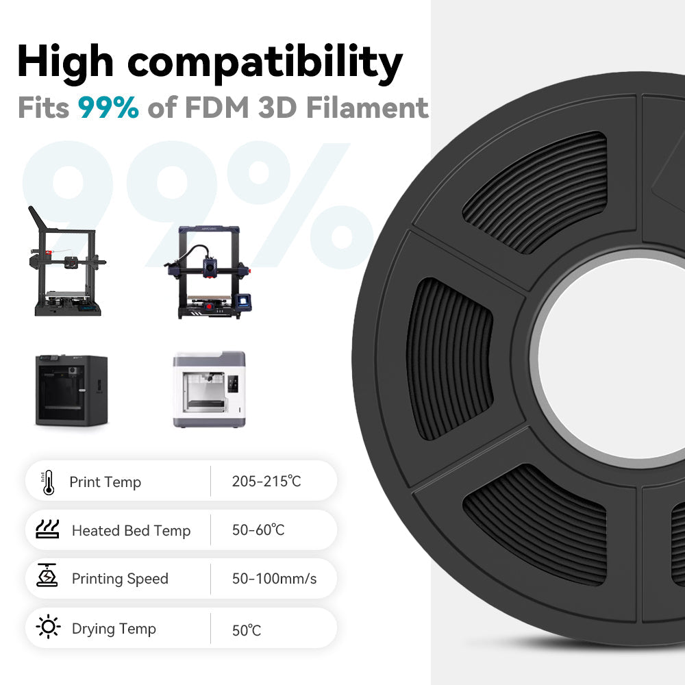 3KG Large Spool PLA Series 3D Printer Filament Collection