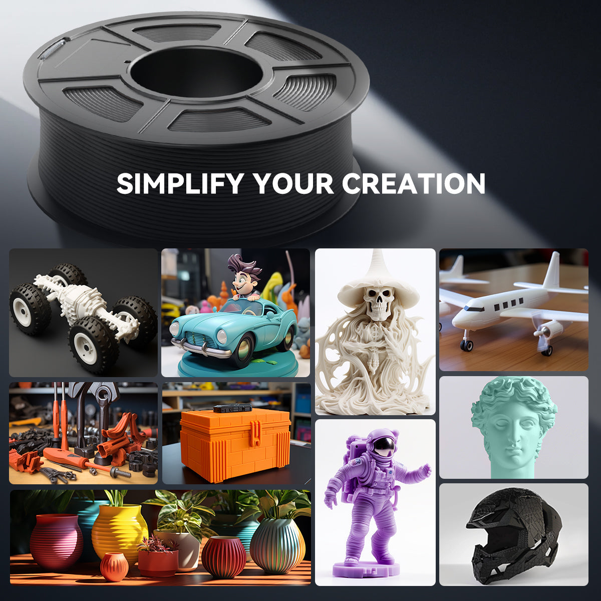 [MOQ: 6KG] Matte PLA 3D Printer Filament 1KG