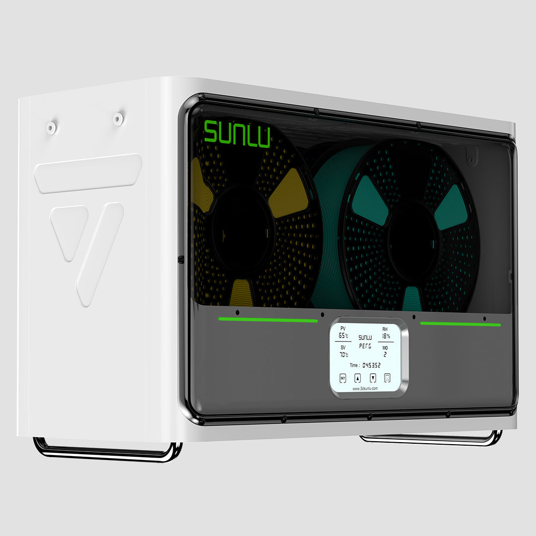 SUNLU FilaDryer S4, Temperature Balance and High Efficiency, the First Dryer for 4 Spools Capacity