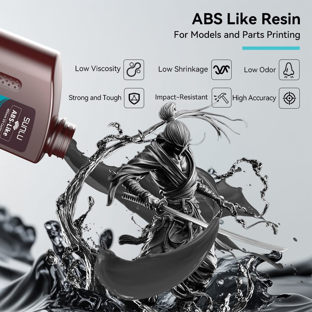 [MOQ: 6Bottles] ABS Like Resin and Water-wash ABS Like Resin 1000G