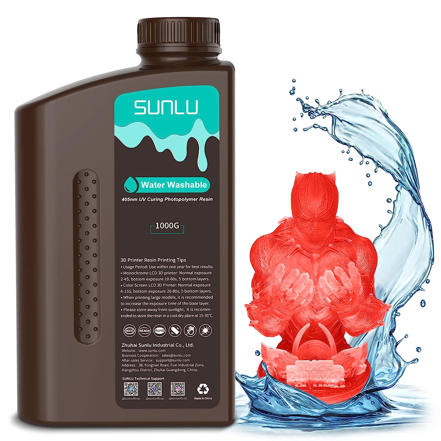 [Get 5 for the Price of 4] 1000g Standard Resin, Water-wash Standard Resin and Standard Plus Resin (For Canada)